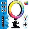 GRUNDIG Anillo de luz con Clip Selfie Light RGB y
