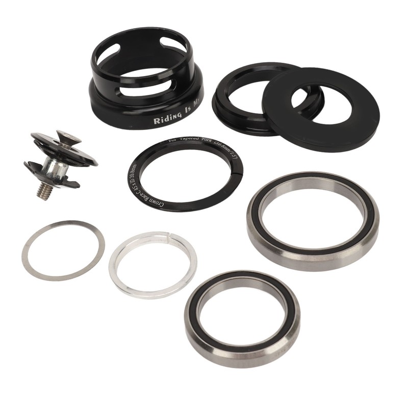 Bike Headset Bike Fork Bowls Set Aluminum Alloy Bike Front
