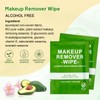 100 Count Makeup Remover Wipes Bulk Individually Wrapped, Travel Towelette