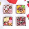 ROSPAKTEK 60 Pack Bakery Boxes - 4x4x2.5 Inch Charcuterie &
