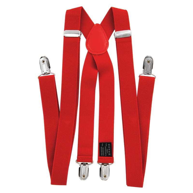 axy Men's Braces with Bow Tie - 4 Strong Clips
