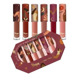 Pack X6 Labiales Velvet Edición Limitada Yuya