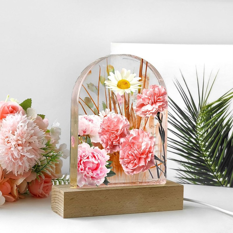 BIGEBO Arch Resin Silicone Molds, Large Resin Mold for Flower