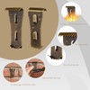 qieoyk Brick Clips - 8 Pcs Heavy Metal Wall Hangers