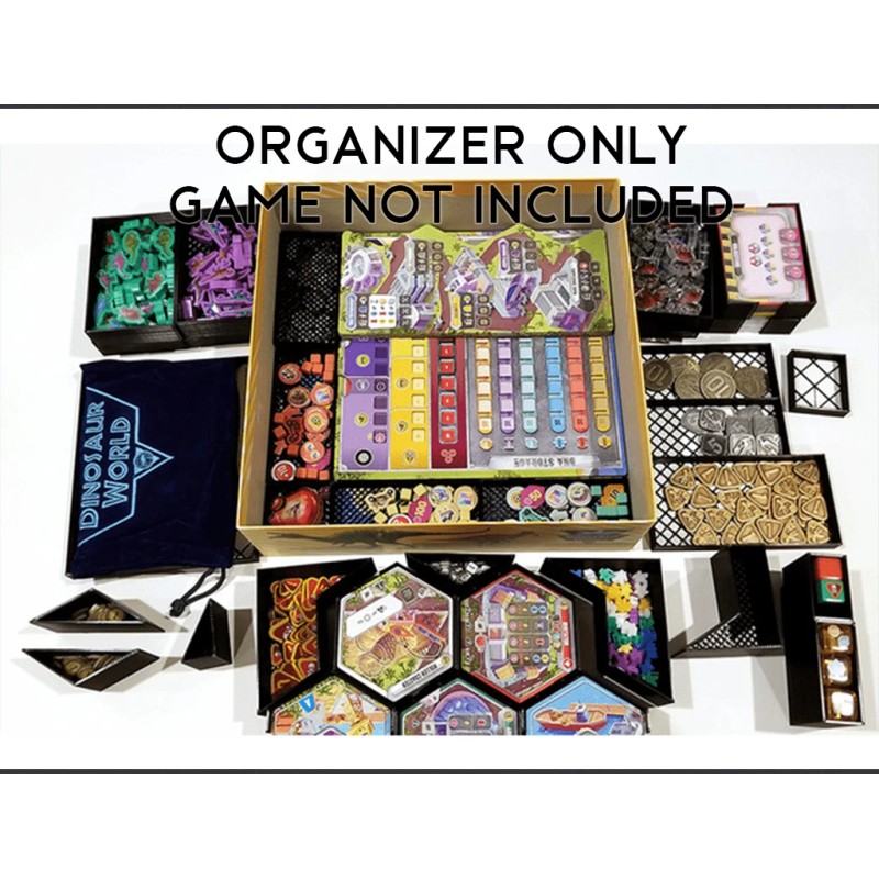 Tabletop Terrain Dinosaur World with Expansions Board Game Insert /