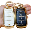 CHQLPBF 2pcs for Dodge RAM Key Fob Cover with Keychain,