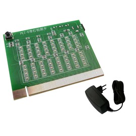 KALEA-INFORMATIQUE LED tester for PCIe PCI-EXPRESS port with 12V/2A power supply