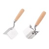 Mivos 2 x Corner Trowel Stainless Steel 80 x 60