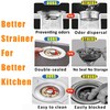 Compatible with OXO Sink Strainer,Upgrade 3 in 1 Stainless Steel