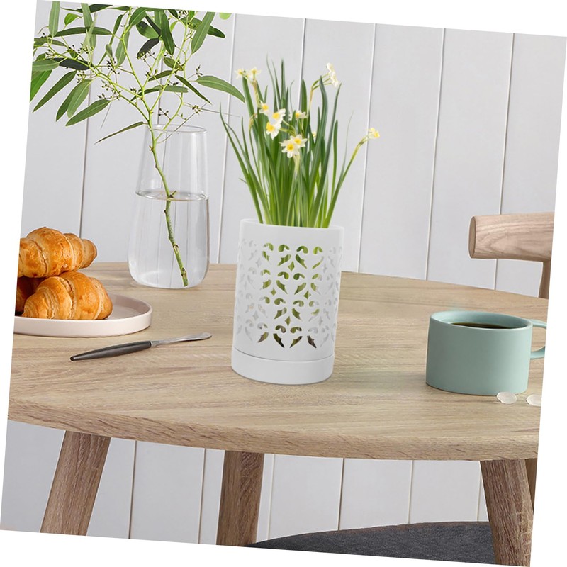 Kisangel Ceramic Orchid Pots with Drainage Holes for Flower Planter
