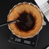Tiardey Mini Digital Coffee Scales with Timer LED Hidden Screen