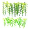 Cayway Model Bamboo Trees, 2 Size Green Plastic Bamboo Trees