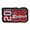 Class of 2026 Seniors Student Graduation Class Patch, Applique Iron-on/Sew-on