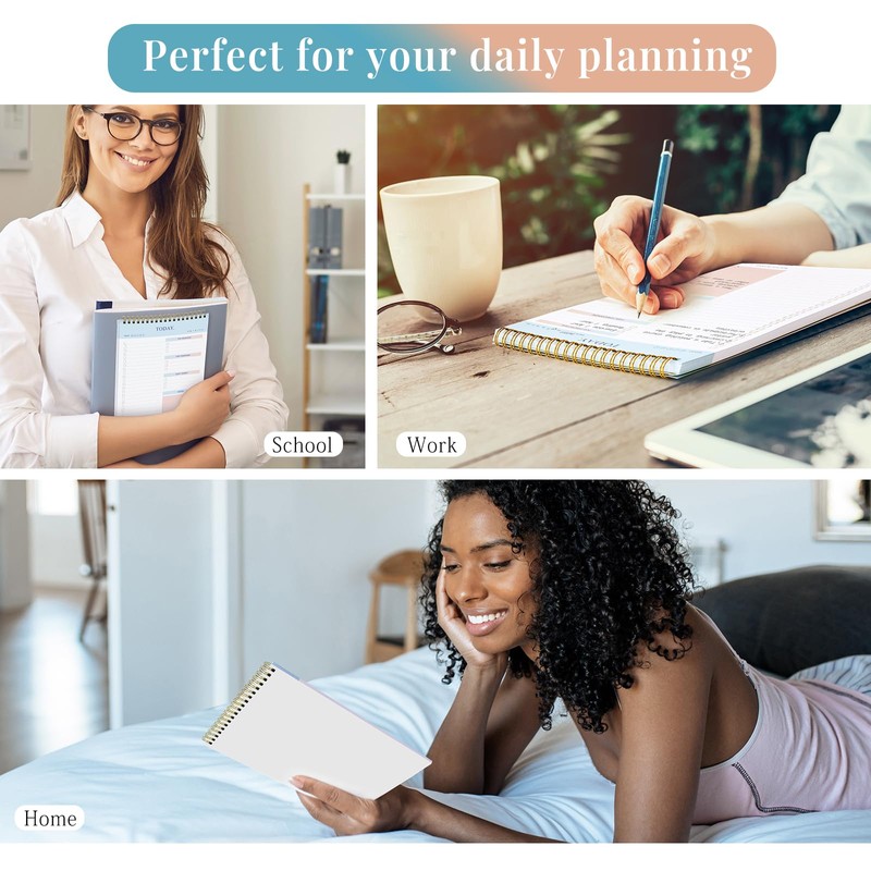 JUBTIC To Do List Notepad - Daily Planner Pad CheckList
