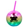 Boland - Disco Ball Cup with Straw, 550 ml, Drinking