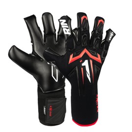 Rinat Aries X Turf Junior Goalkeeper Gloves, Black, Size 4