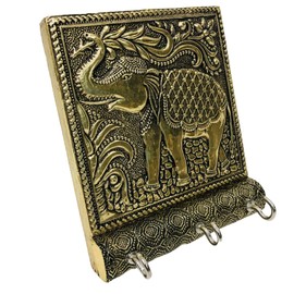 AARNAV Elephant Design Hanger Wall Key Holder Stand Home Decor | Key Holder Elephant Design Key Stand
