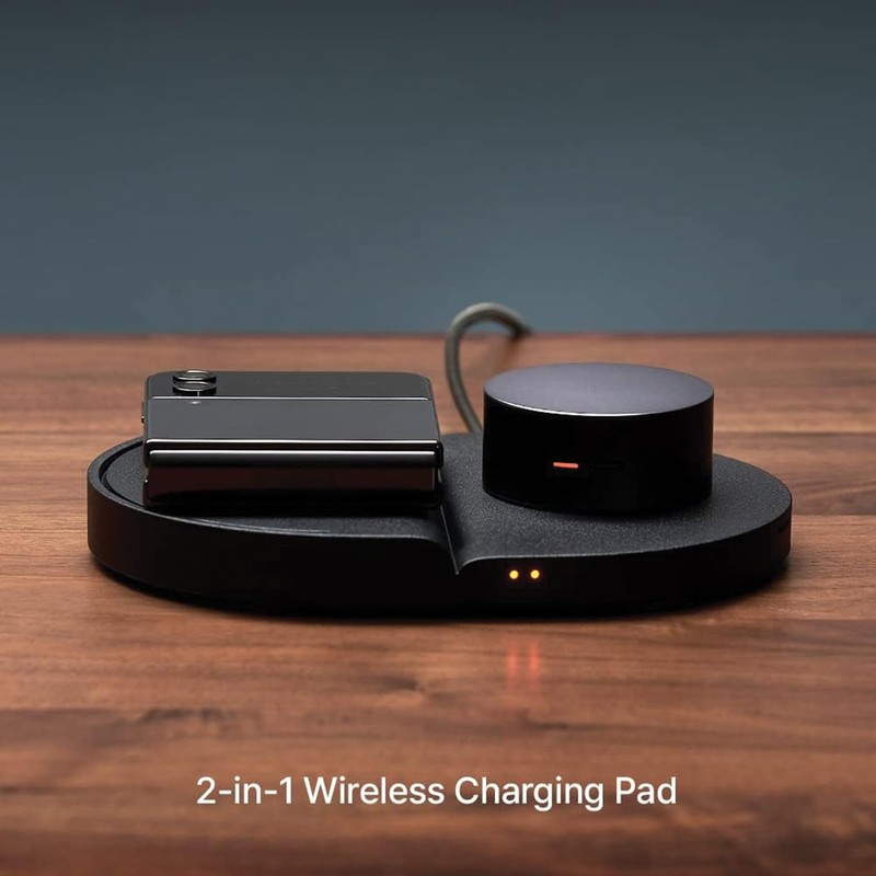 Oddict OPU-WPDO01BK01 Platform Duo 15-Watt Super-Fast Wireless Charging Pad