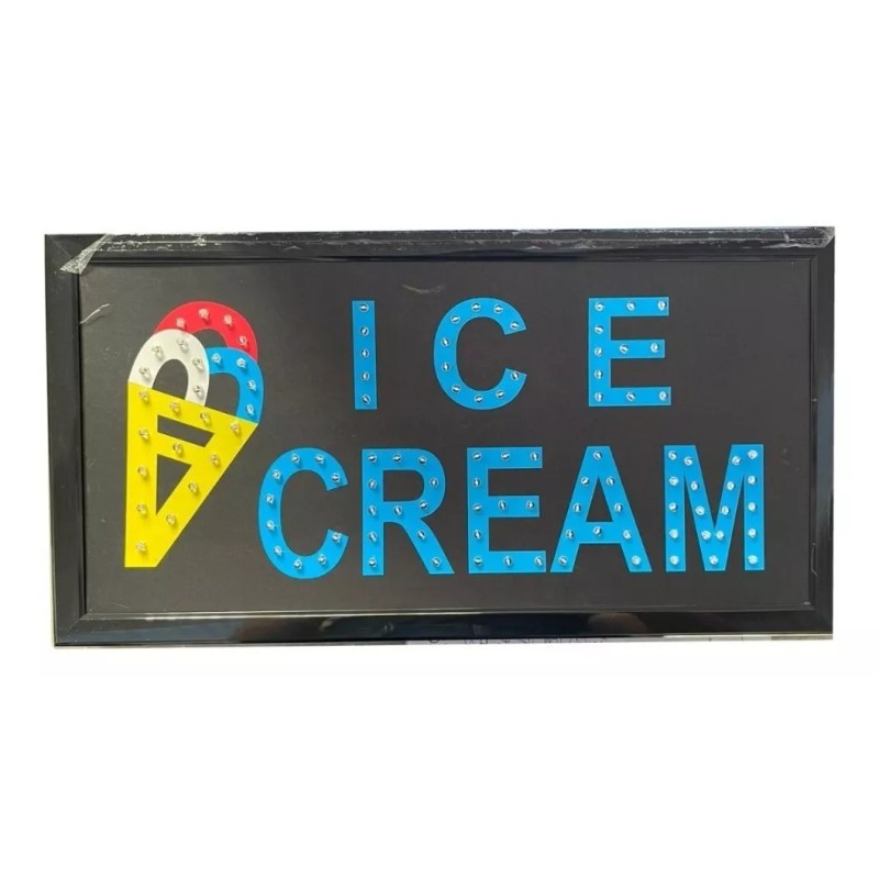 Radox Anuncio Luminoso Para Negocio Letrero Ice Cream