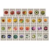 Set of 124 Premium Variety Flower Seed Packets - Heirloom