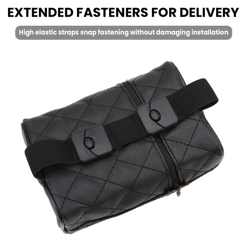 Car Tissue Holder, Sun Visor Hanging Tissue Box, Microfiber Leather