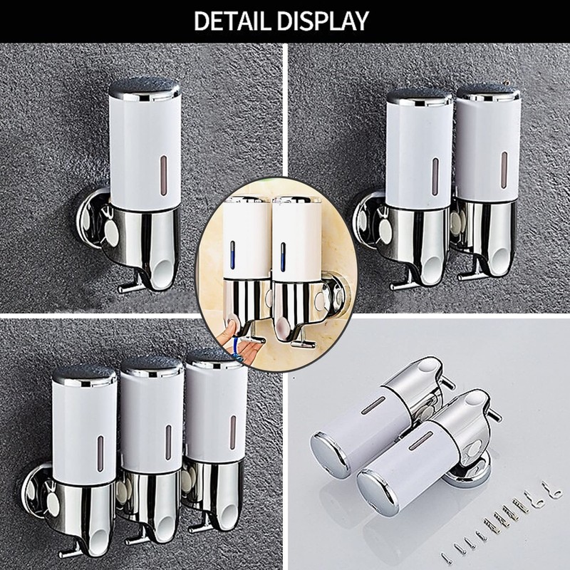 MIMIA Anti-Theft Lock Bathroom Lavatory Refill Large Capacity Soap Dispenser
