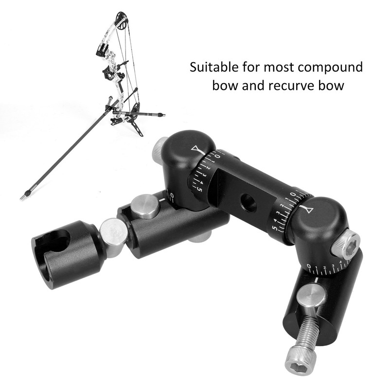 Double Side V Bar Archery Rod Stabilizer Adjustable Quick Disconnect