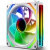 AsiaHorse COSMIQ 120mm Case Fan, Infinity Mirror FDB Reverse Fan