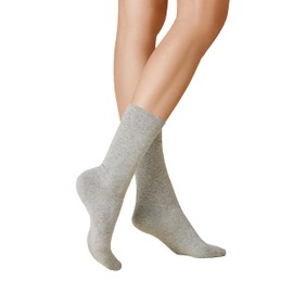 Kunert Women's Calf Socks, Grey (Lichtgrau 0170), 6