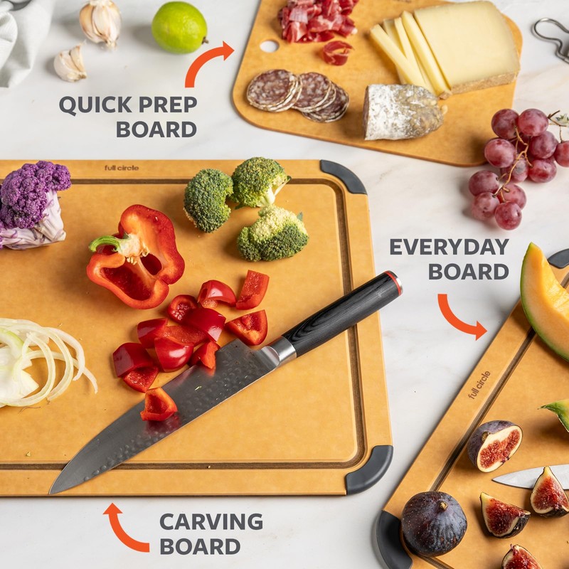 Full Circle Chop To It Chef’s Carving Cutting Board –