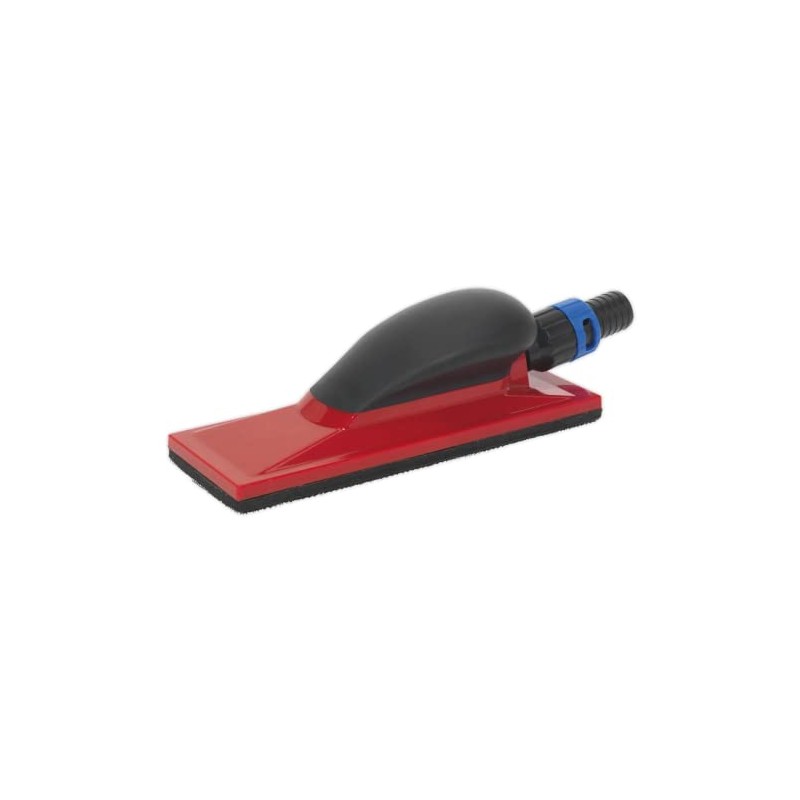 Sealey RE4012 70 x 198mm Dust-Free Sanding Block , Red