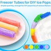 100PCS RAINFLOW Disposable Popsicles Molds Bags - Freezer Ice Pop