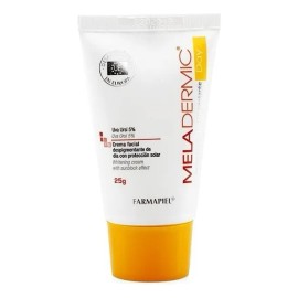 Crema Facial Aclaradora Despigmentante Meladermic De Día 25gr Todo tipo de piel con filtro solar mineral
