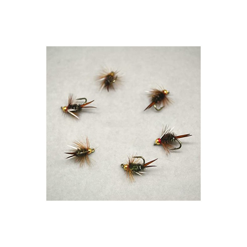 FISHIN ADDICT Prince Nymph Bead Head Trout Fly 20mm fly
