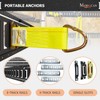 MorScan 20 Pack E-Track 2" x 6" Rope Tie-Offs, E