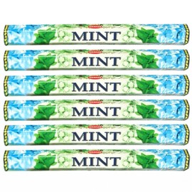 Fenny's Creations Mint Incense Sticks incense sticks Indian Hand Rolled Aromatherapy 120 Joss Sticks Relaxing Stress Relief Meditation Refreshing Sensuality