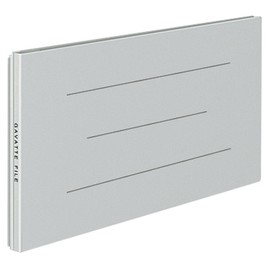 Kokuyo flat file gabattofairu 2 Hole B4 1/3 Width Up to 1000 Sheets Accommodate Gray Flat – /919 m