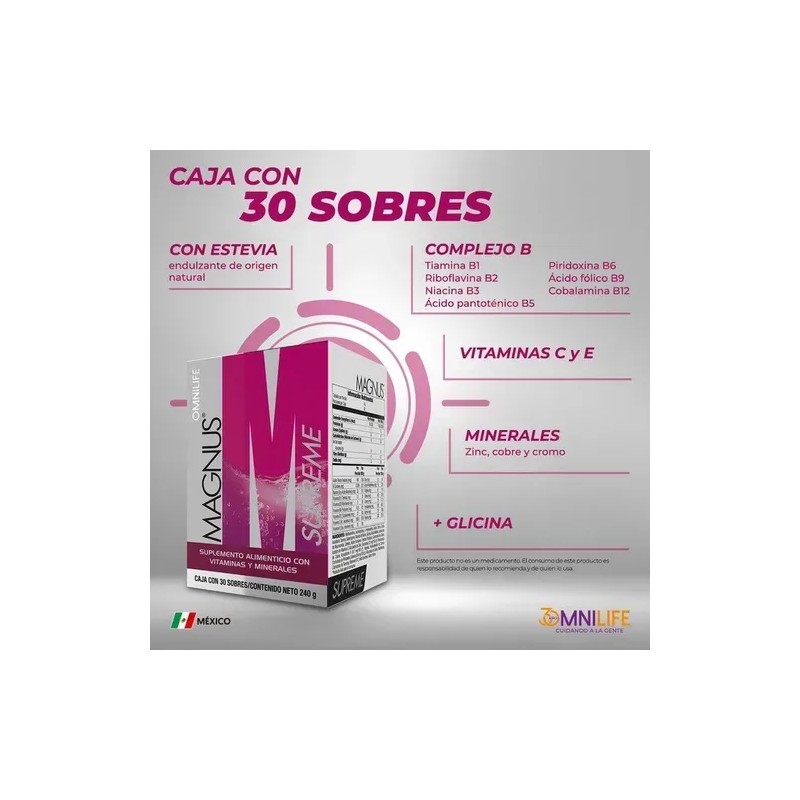 Adios Flojera - Maxima Energia Con Magnus Supreme 30 Sobres