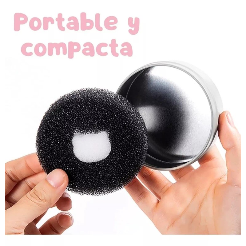 Universo en Linea Limpia Brocha En Seco Maquillaje Estuche Esponja