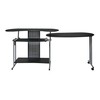 OneSpace Regallo Expandable L-Shaped Desk, Office Computer Desk with 2
