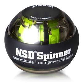 NSD Spinner【Worldwide Love, Long-Selling Reliable Brand】NSD Power Auto-Start Function Black Official Japanese Distributor Product Grip Forearm Muscle Training Dumbbell Arm Muscle Training Wrist