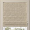 Sun Zero Tompkins Tonal Geometric Total Blackout Cordless Roman Shade,
