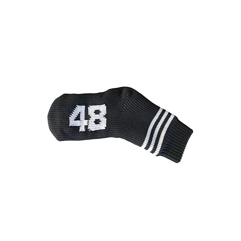 MEGA GOLF MGHC-2021 Wedge Cover, Black, 48°, Long Neck