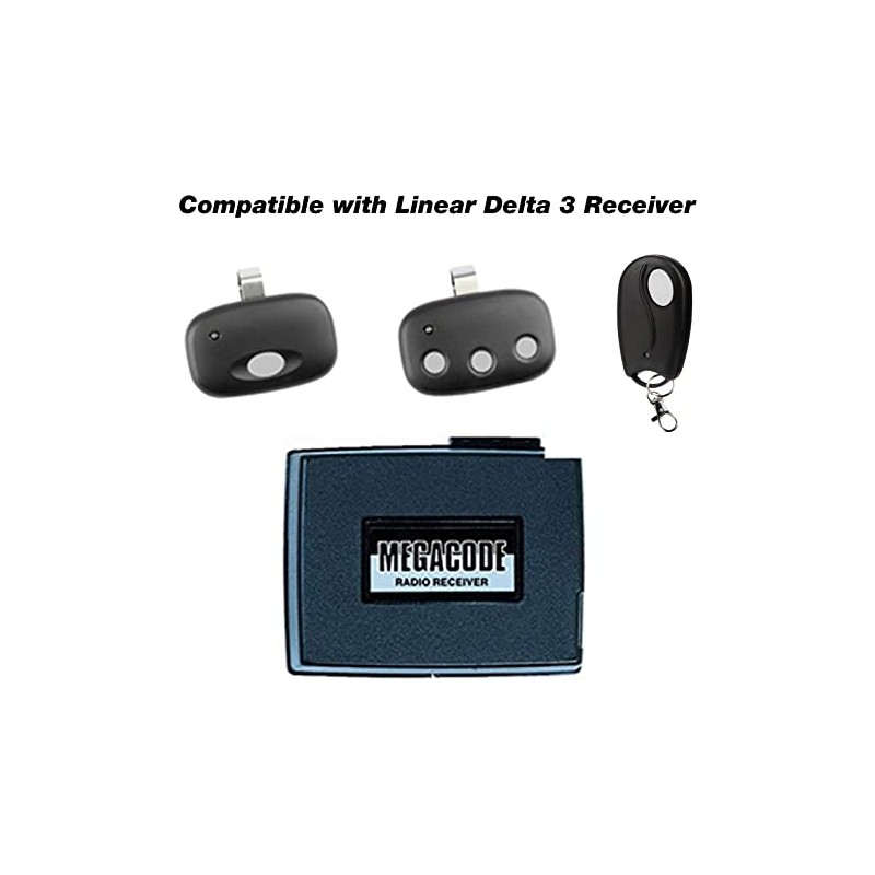 Garage Door Remote for Linear Mega Code (MCT-3 DNT00089)