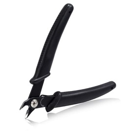 SPEEDWOX Flush Cut Pliers Wire Cutters Small Flush Cutter Pliers Oblique Diagonal Side Cutting Pliers 5 Inches Mini Electronic Scissors Shear Internal Spring Precision Fine Pliers Jewelry Making Tool