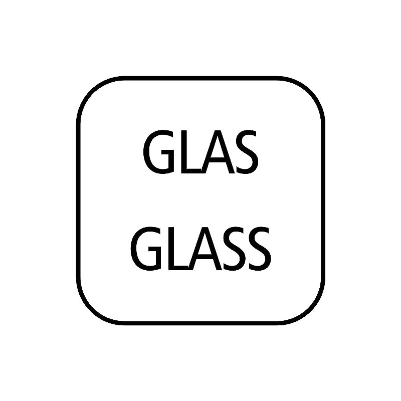 APS 93141 Mixing Glass with Lip, Diameter 9 cm, Height