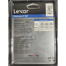 Lexar platinum II 60x 2GB sd card