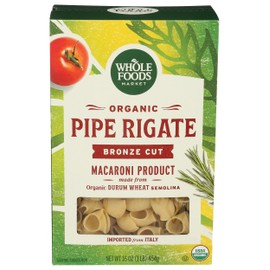 Whole Foods Market, Organic Pipe Rigate, 16 Ounce