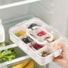 IWTTWY Fridge Storage Containers, Plastic Food Containers with Lids, Snack