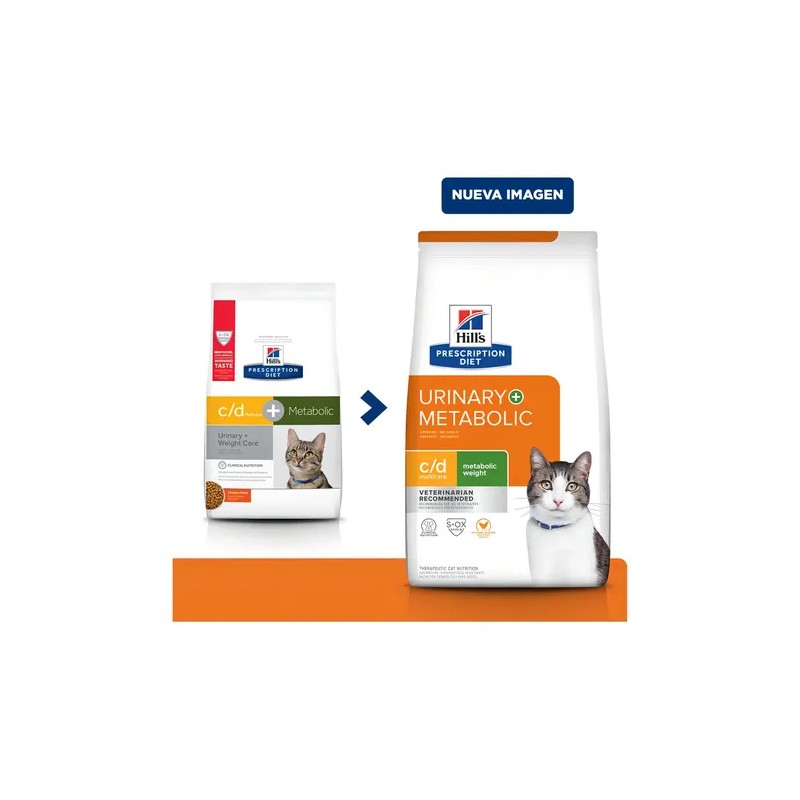 Hills Metabolic Y Urinary Feline 2.8kg Original Sellado